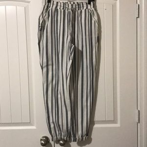 Striped Linen Pants